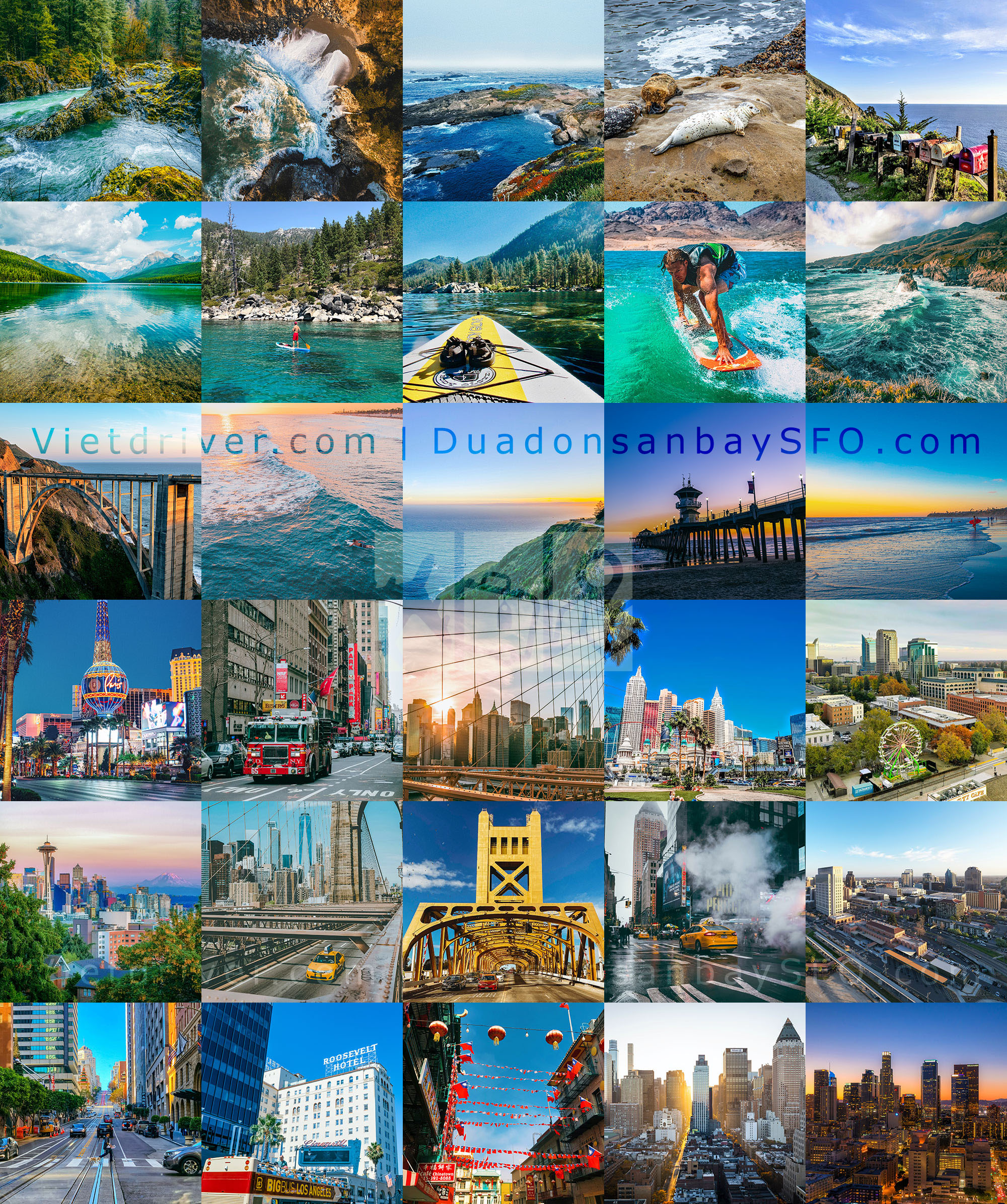 tour du lịch california, du lich california