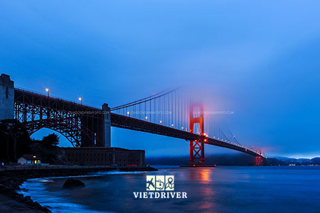 cầu golden gate mỹ, cầu cổng vàng nước mỹ