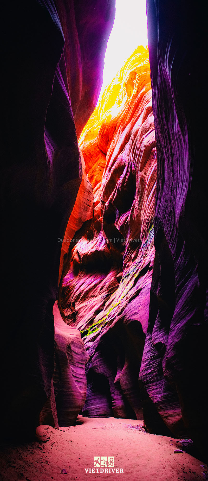 hẻm núi linh dương antelope canyon ở đâu