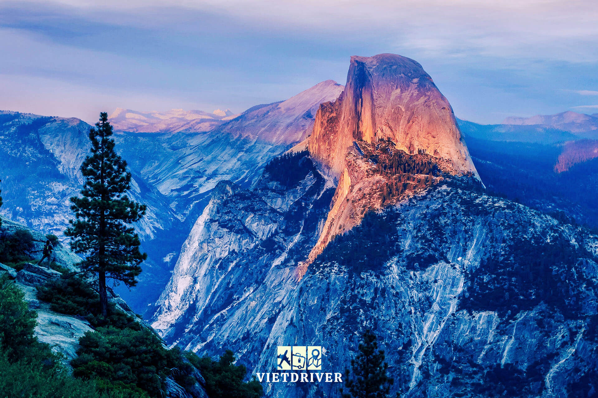 Half Dome vườn quốc gia yosemite