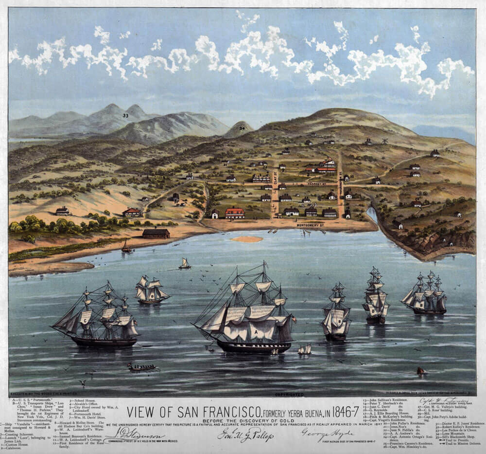 cơn sốt vàng tại san francisco năm 1848