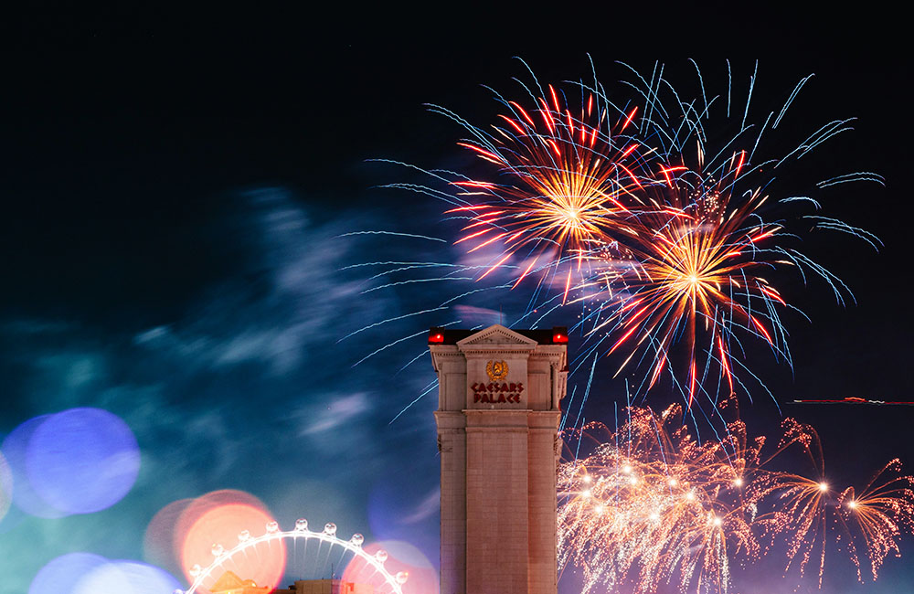 bắn pháo hoa tại las vegas