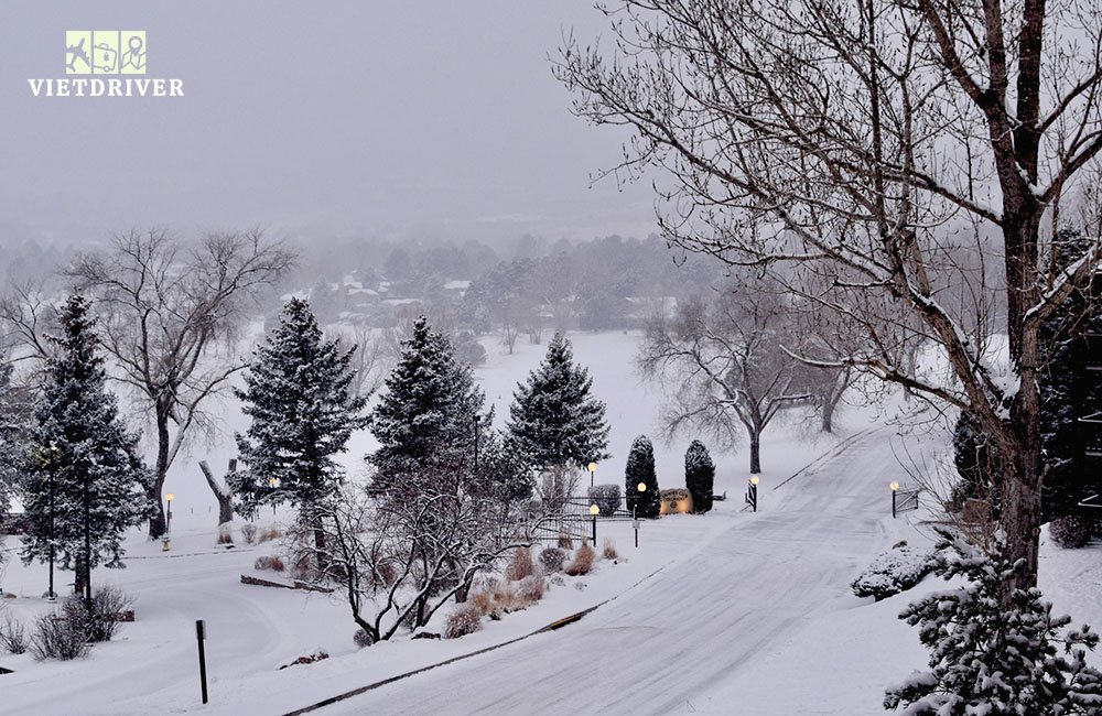 những tiểu bang có tuyết ở mỹ