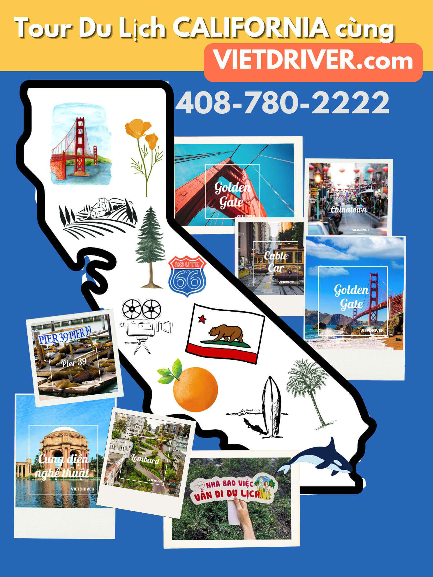 tour du lịch california