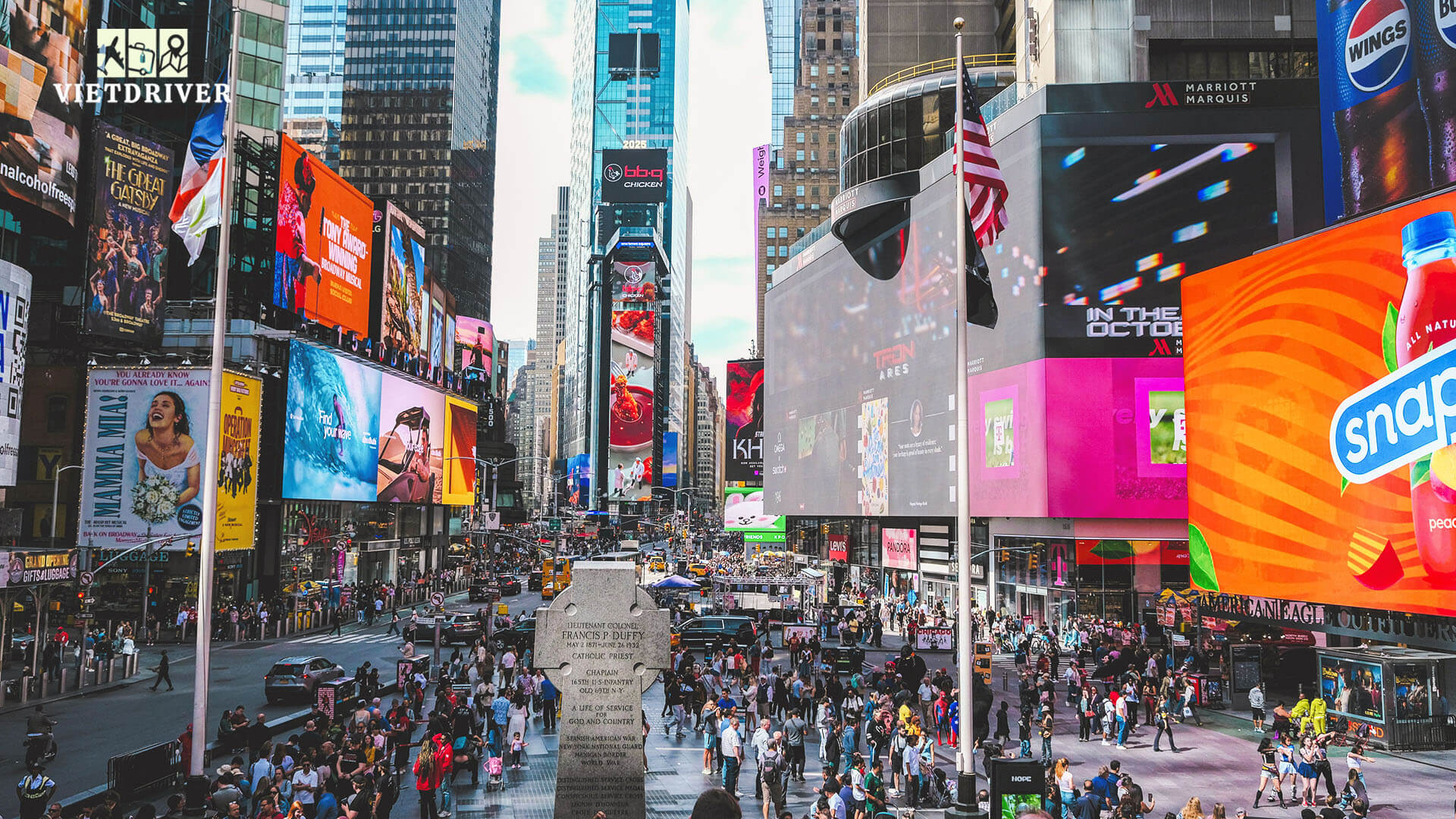 tour bờ đông nước mỹ, bo dong nuoc my